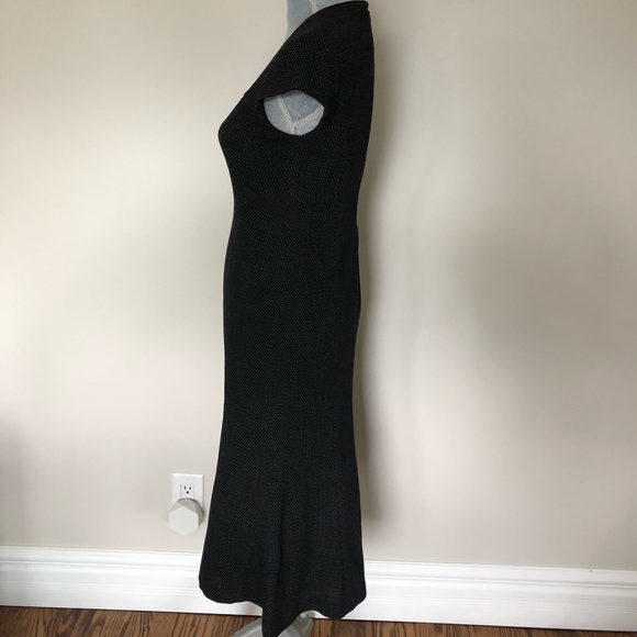 Précis petite long black mermaid style dress - Picture 3 of 6